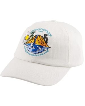 CASABLANCA Oasis Baumwollcap Mit Stickerei - Blau