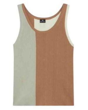 Paul Smith Sleeveless Tops - Brown