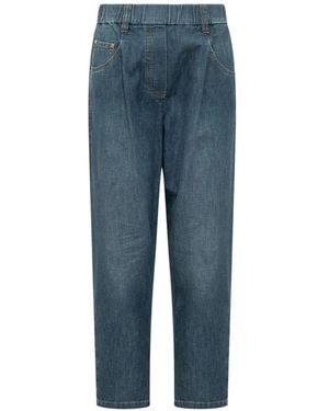 Brunello Cucinelli Straight Jeans - Azul
