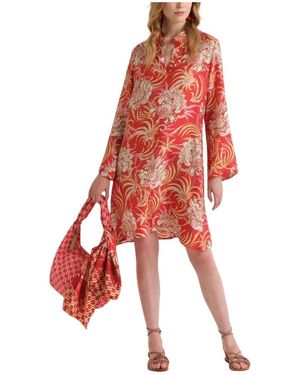 Maliparmi Shirt Dresses - Red