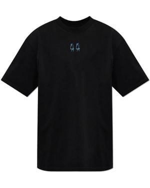 44 Label Group T-Shirt Met Logo - Zwart
