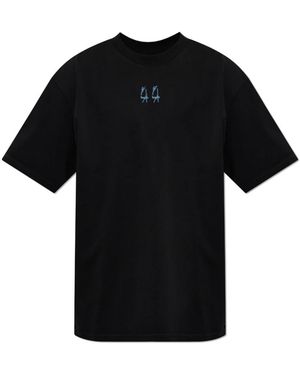 44 Label Group T-Shirt Met Logo - Zwart