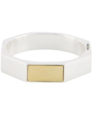 Isabel Marant Elegante Zilveren Armband - Wit