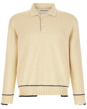 Golden Goose Polo Shirts - Natural