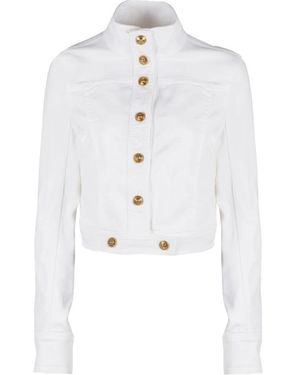 Versace Jeans Couture Denim Jackets - White