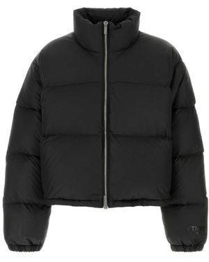 VTMNTS Schwarze Polyester Daunenjacke