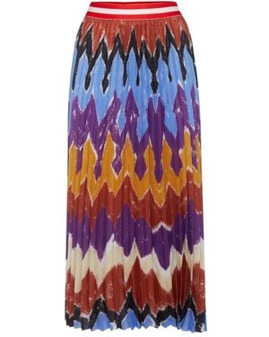 Stella Jean Midi Skirts - Blu