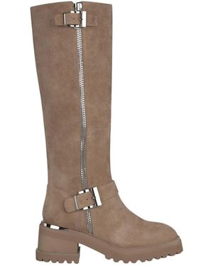 Alma En Pena. High Boots - Brown