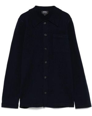 A.P.C. Light Jackets - Azul