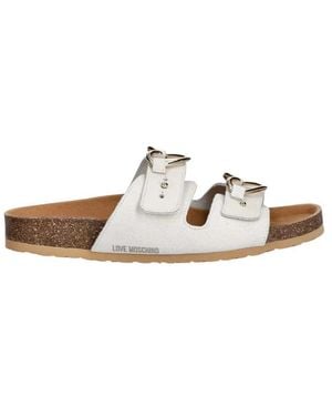 Love Moschino Sliders - Blanco