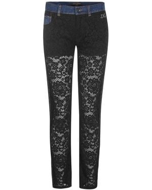 Dolce & Gabbana Slim-Fit Jeans - Schwarz