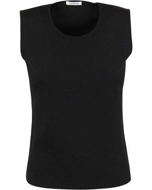 P.A.R.O.S.H. Sleeveless Tops - Black