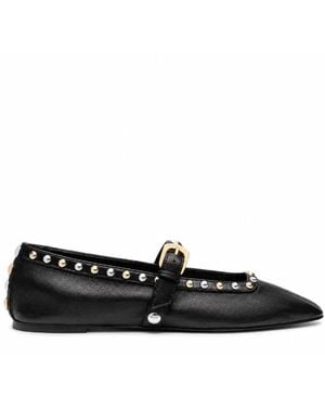Stuart Weitzman Schoenen ,Zwart ,Perry Mary Jane Flat