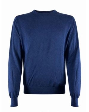 Altea Round-Neck Knitwear - Blu