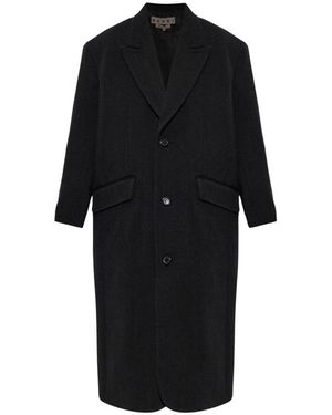 Marni Single-Breasted Coats - Negro