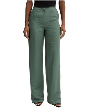 Patrizia Pepe Straight Trousers - Green
