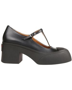Marni Court Shoes - Black