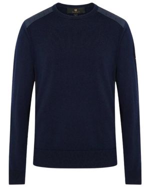 Belstaff Round-Neck Knitwear - Azul