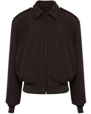 MM6 by Maison Margiela Bomber Jackets - Black