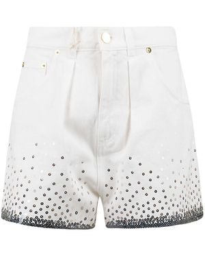 Alberta Ferretti Short Shorts - White