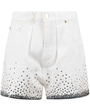 Alberta Ferretti Short Shorts - White