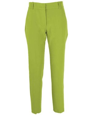 Pinko Eleganti pantaloni chino con vita alta - Verde