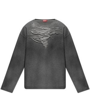 DIESEL Sweatshirts - Grey