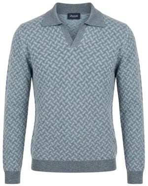 Drumohr Polo Shirts - Blue