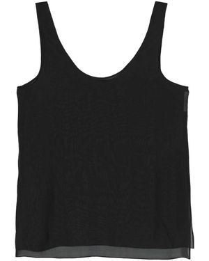 Gauchère Sleeveless Tops - Noir