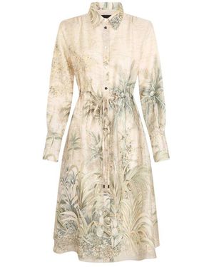 Liu Jo Bedrucktes Hemdkleid - Natur