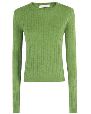 Tela Round-Neck Knitwear - Verde