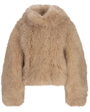 Blancha Faux Fur & Shearling Jackets - Natural