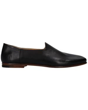 Premiata Leder Hausschuhe - Schwarz