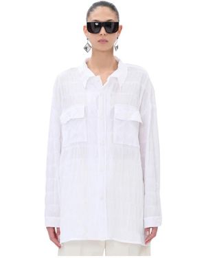 Thelatest Overhemden ,Wit ,Katoen Daria Shirt