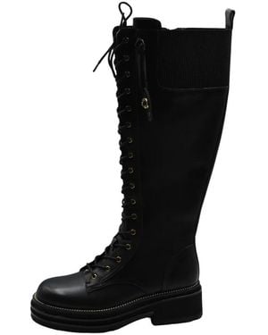 Kurt Geiger Lace-Up Boots - Black
