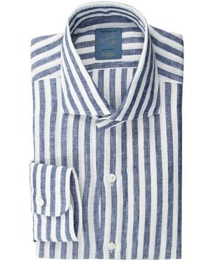 Barba Napoli Casual Shirts - Blue
