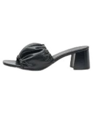 Closed Heeled Mules - Blu