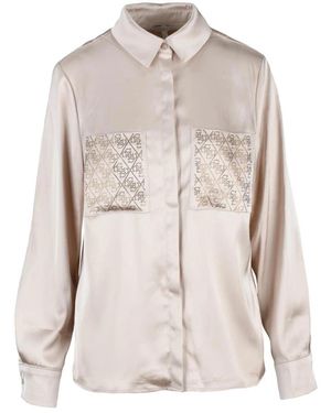 Guess Overhemden ,Shirts - Naturel