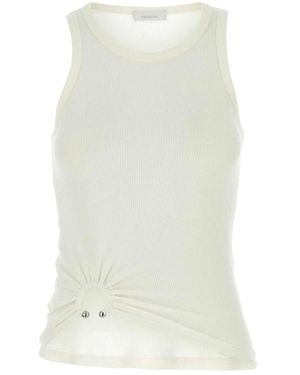 Rabanne Sleeveless Tops - White
