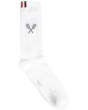 Thom Browne Socks - White