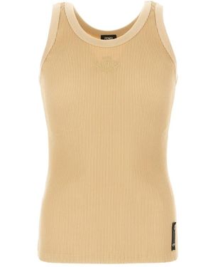 Fendi Sleeveless Tops - Naturel