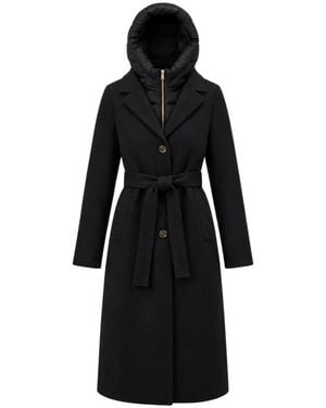 Marella Belted Coats - Nero