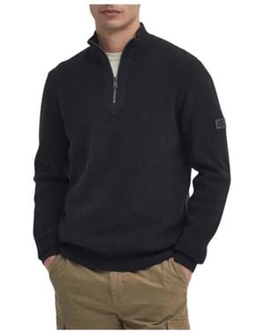 Barbour Crawley Funnel Neck Jumper - Zwart