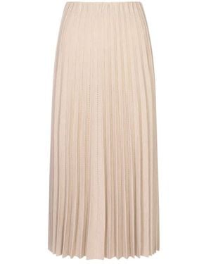 Agnona Midi Skirts - Natural