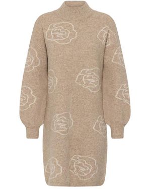 Kaffe Knitted Dresses - Neutro
