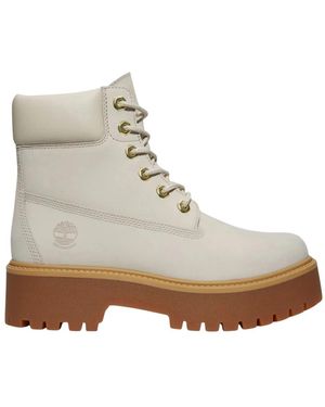 Timberland Schoenen ,Wit ,Leer Stone Street 6-Inch Platform Waterproof Boot - Naturel