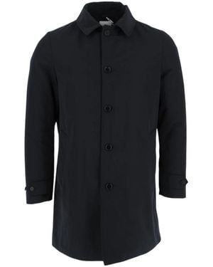 Aspesi Single-Breasted Coats - Black