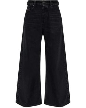 DIESEL Wide Jeans - Negro