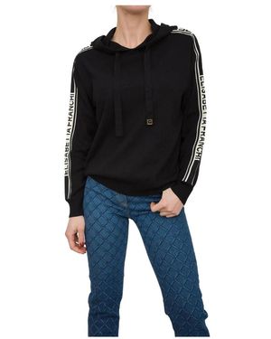Elisabetta Franchi Hoodies - Black