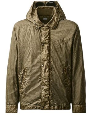 C.P. Company Jassen ,Groen ,Polyester Opal Padded Goggle Jacket